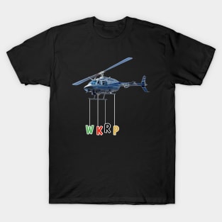 WKRP Turkey Drop by Helicopter T-Shirt